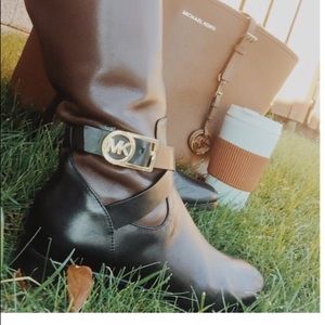 Michael Kors Leather riding boots
